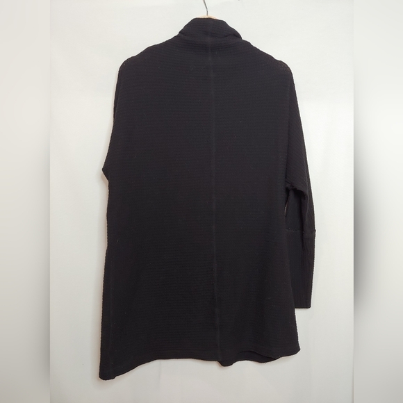 We the Free People Kitty Thermal Mock Cowl Neck Tunic Pullover Black Small S - Picture 3 of 12